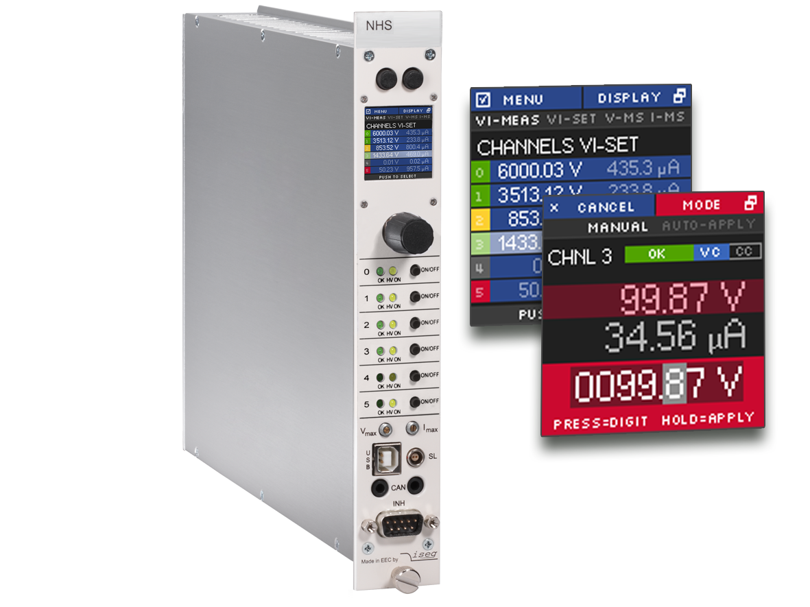 HV-Module und Crates