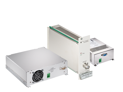 präzise und kompakte HV-Einbaustromversorgungen